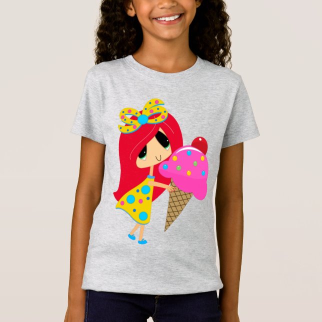 Girls' Fine Jersey T - Shirt (Vorderseite)