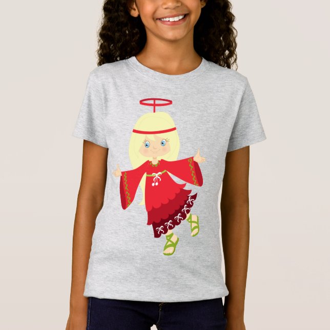 Girls' Fine Jersey T - Shirt (Vorderseite)