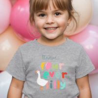 Girls Four Ever Silly Farm Gans 4. Geburtstag