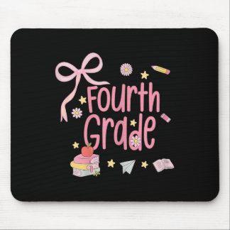 Girls Fourth Grade Coquette Bow Pink Preppy Ck To  Mousepad