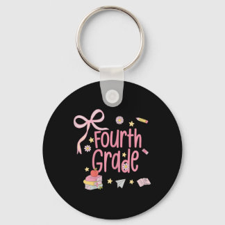 Girls Fourth Grade Coquette Bow Pink Preppy Ck To  Schlüsselanhänger