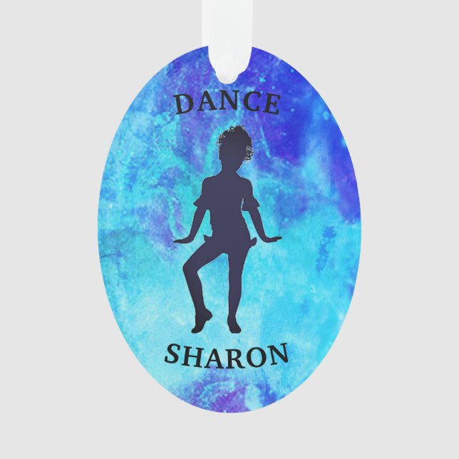 Girl's Galaxy Dance Ornament (Vorderseite)