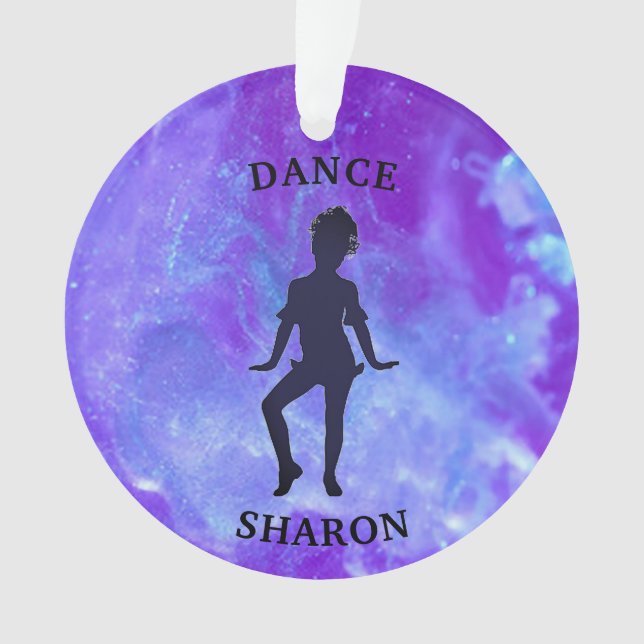 Girl's Galaxy Dance Ornament (Vorderseite)