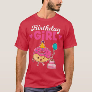 Girls Geburtstagsparty Donut Lover T-Shirt