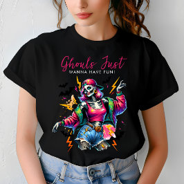 Girls Ghouls Night Out Adult Halloween-Party T-Shirt
