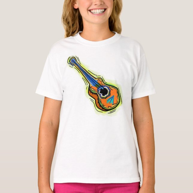 Girls Gitarre Shirt (Vorderseite)
