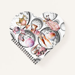 Girls Go Golfing Notizbuch