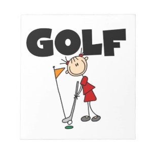 Girls GOLF Notizblock
