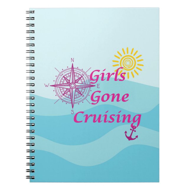 Girls Gone Cruise Notizblock (Vorderseite)