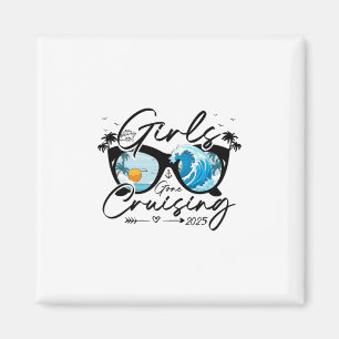 Girls Gone Cruising 2025 Kreuzfahrt Sommerferien Magnet
