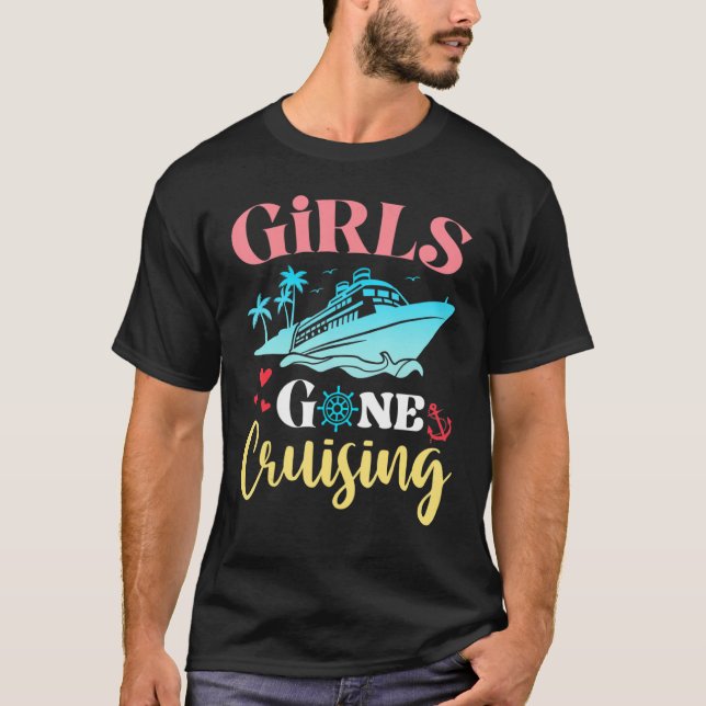 Girls Gone Cruising a Besties Sisters Friends Vaca T-Shirt (Vorderseite)