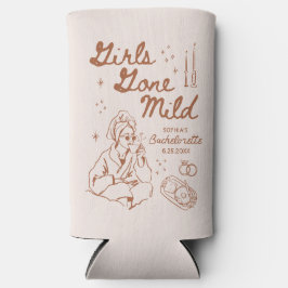 Girls Gone Mild Bachelorette Slim Can Cooler Selters Dosenkühler