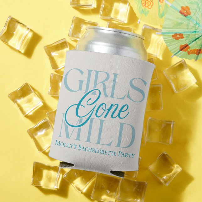 Girls Gone Mild - Custom Bachelorette Design Dosenkühler (In Situ Sommer)