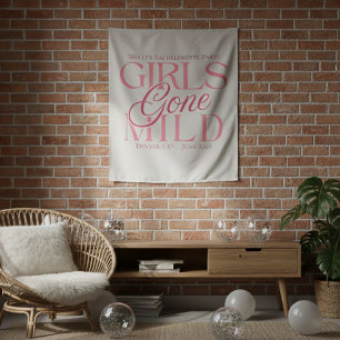 Girls Gone Mild - Custom Bachelorette Design Wandteppich
