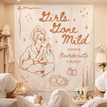 Girls Gone Mild Junggeselinnen-Abschied Tapestry B