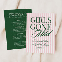 Girls Gone Mild Pajama Wellness-Center Bachelorett