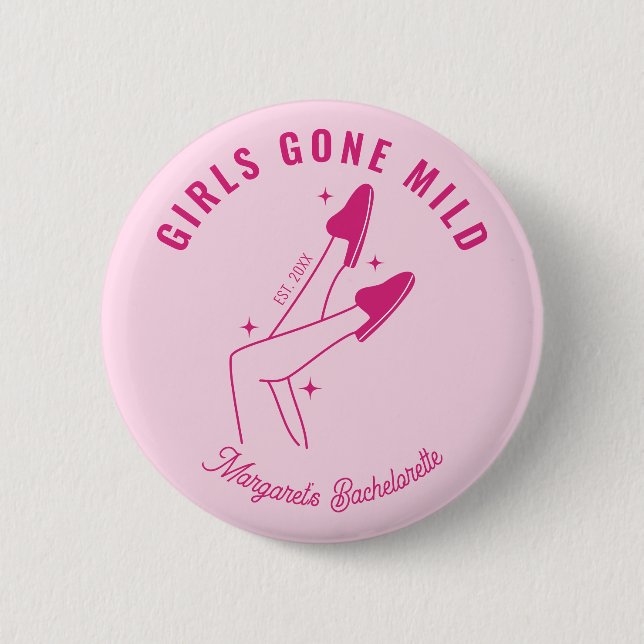 Girls Gone Mild Pink Wellness-Center Bachelorette Button (Vorderseite)