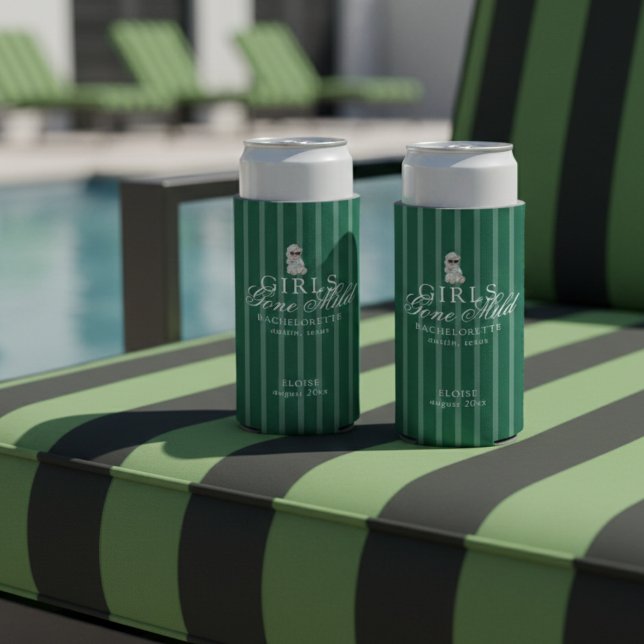 Girls Gone Mild Spa Bear Bachelorette Selters Dosenkühler (Not every bachelorette party needs to be wild—and that’s exactly the vibe of Girls Gone Mild!)