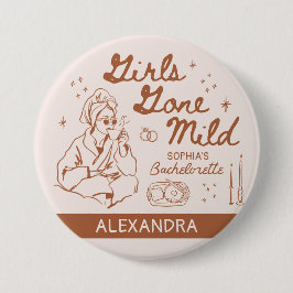 Girls Gone Milde Junggeselinnen-Abschied Wellness- Button