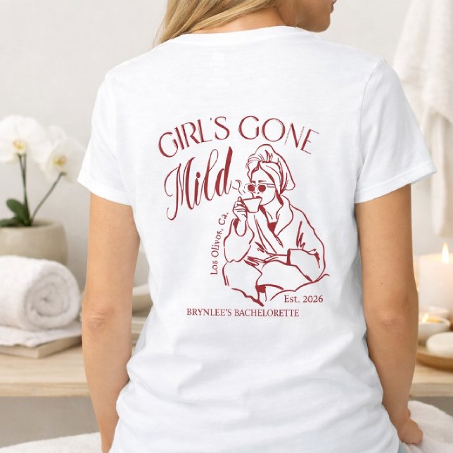 Girls Gone Wild Bachelorette Shirt – Custom Bride  (Von Creator hochgeladen)