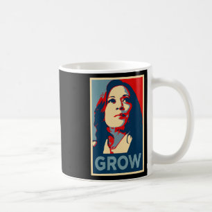 Girls Grow Kamala Harris Hope Poster 47. Kundgebun Kaffeetasse