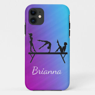 Girls Gymnastics Beam Personalisiert Case-Mate iPhone Hülle