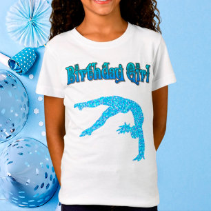 Girls Gymnastics "Birthday Girl" T - Shirt