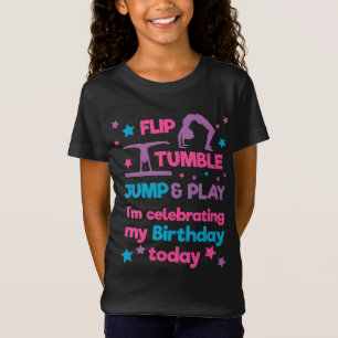 Girl's Gymnastics Geburtstagsparty T-Shirt