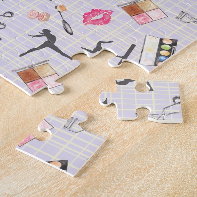 Girls Gymnastics - Girly Makeup Puzzle (Seite)