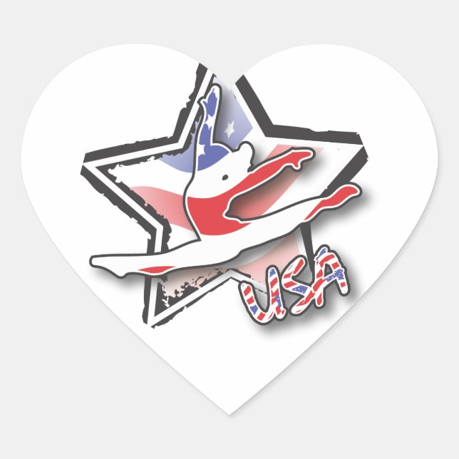 Girls Gymnastics Stickers (Vorderseite)