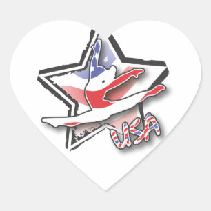 Girls Gymnastics Stickers