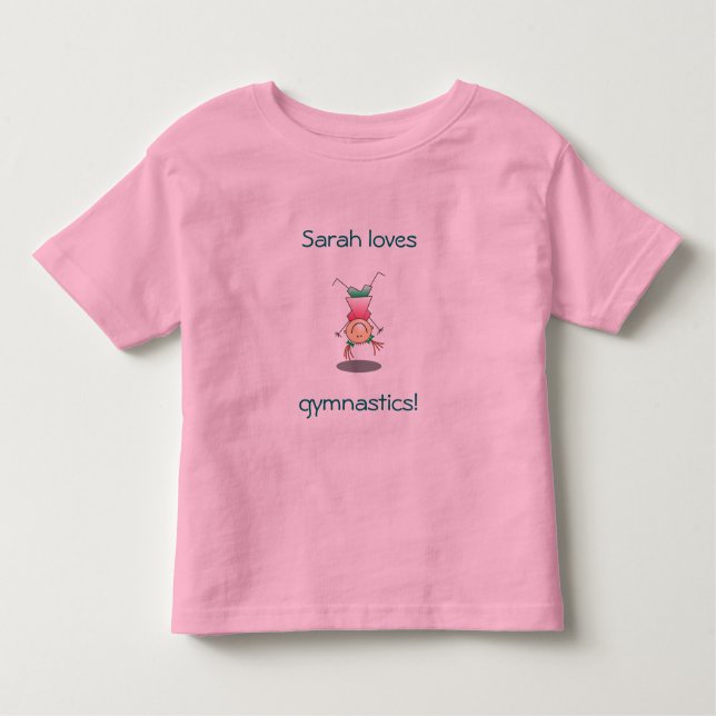 Girls Gymnastics T - Shirt (Vorderseite)