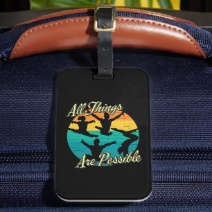 Girls Gymnastik - Alles ist möglich Gepäckanhänger