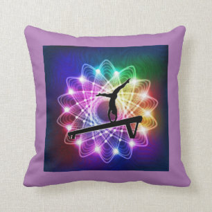 Girls Gymnastik Balanceabgleich Individuelle Name  Kissen