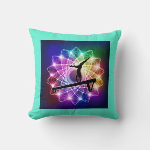 Girls Gymnastik Balanceabgleich Individuelle Name  Kissen