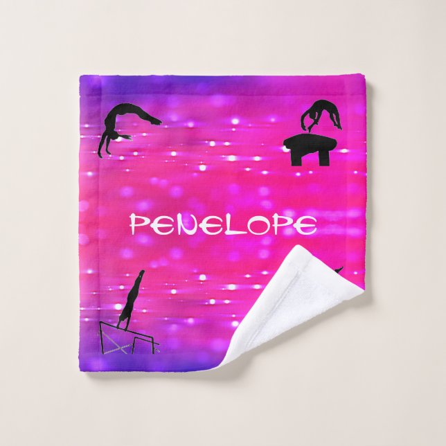 Girls Gymnastik Events Wash Tuch Handtuch (Waschlappen)