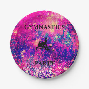 Girls Gymnastik Geburtstagsparty Paper Plate Pappteller