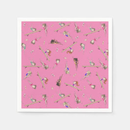 Girls Gymnastik Geburtstagsparty Serviette
