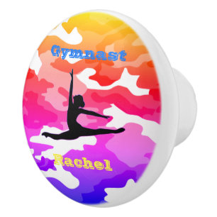Girls Gymnastik "Gymnast" Rainbow Camouflage Custo Keramikknauf