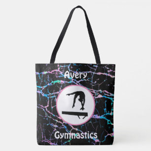 Girls Gymnastik Hologram Balance Beam Tote Beutel