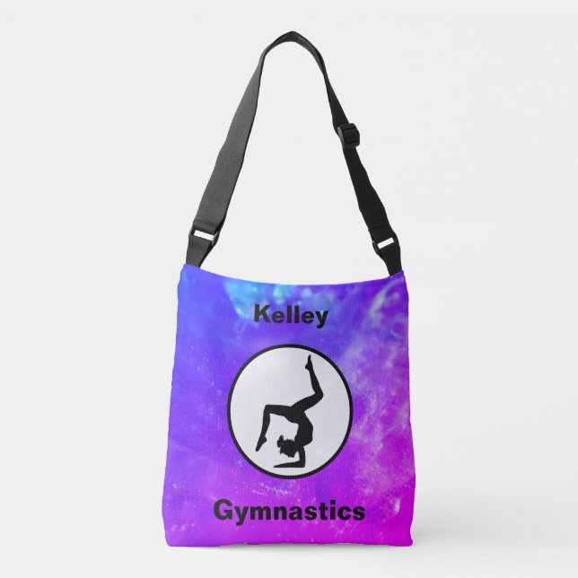 Girls Gymnastik Wasserfarben Tasche (Vorderseite)