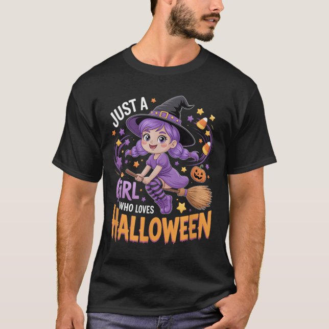 Girls Halloween T-Shirt (Vorderseite)