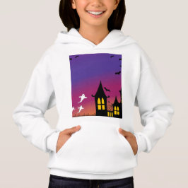 Girls Halloween T - Shirt Hoodie