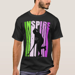 Girls Hockey Inspirierte Geburtstagskurbstochter F T-Shirt