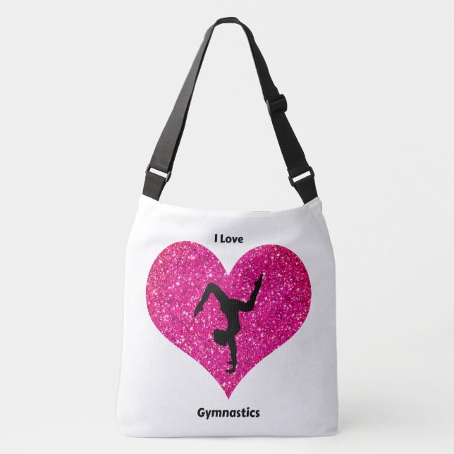 Girls I Liebe Gymnastik Tasche (Vorderseite)