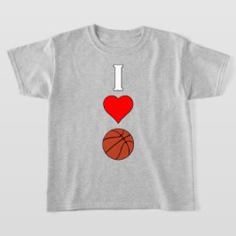 Girls I Liebe/Herz Basketball Basketball Basketbal T-Shirt