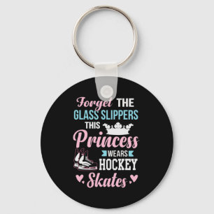 Girls Ice Hockey Diese Prinzessin trägt Hockey-Ska Schlüsselanhänger