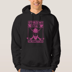 Girls Ice Hockey Jugend Frauen direkt über den Pe Hoodie