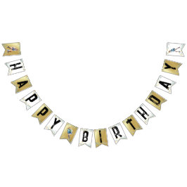 Girls Ice Skaten Ice Hockey Happy Birthday Wimpelkette