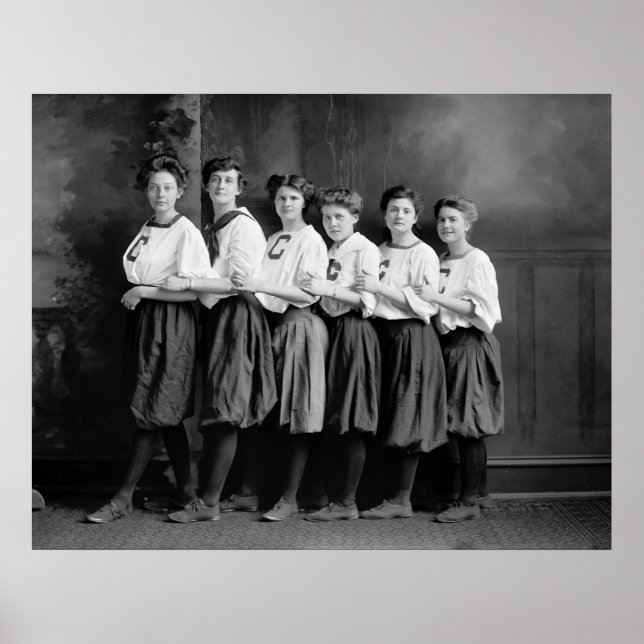 Girls in Bloomeren, Anfang der 1900er Poster (Vorne)